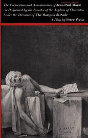 Front cover of Die Verfolgung und Ermordung Jean Paul Marats by Peter Weiss