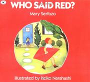 Front cover of Who said red? by Mary Serfozo