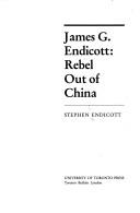 Cover of James G. Endicott by Stephen Lyon Endicott