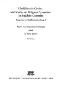 Front cover of Buddhism in Ceylon and studies on religious syncretism in Buddhist countries by Heinz Bechert