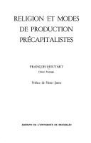 Cover of Religion et modes de production précapitalistes by François Houtart