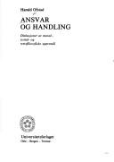 Cover of Ansvar og handling by Harald Ofstad