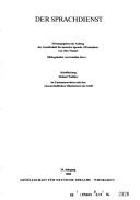 Front cover of Fingerzeige für die Gesetzes- und Amtssprache by Gesellschaft für Deutsche Sprache (Wiesbaden, Germany)