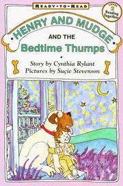 Front cover of Henry and Mudge and the bedtime thumps by Cynthia Rylant