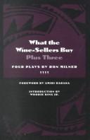 Front cover of What the wine-sellers buy plus three by Ron Milner