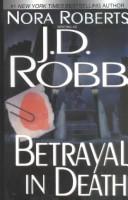 Front cover of Betrayal in death by Nora Roberts