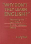 Front cover of "Why don't they learn English?" by Lucy Tse