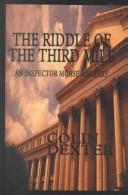 Front cover of The riddle of the third mile by Colin Dexter