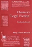 Cover of Chaucer's "legal fiction" by Mary Flowers Braswell