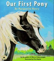 Cover of Our first pony by Marguerite Henry