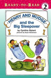 Front cover of Henry and Mudge and the big sleepover by Cynthia Rylant