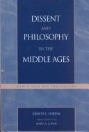 Front cover of Dissent and philosophy in the Middle Ages by Ernest L. Fortin