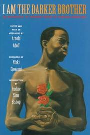 Front cover of I Am the Darker Brother by Arnold Adoff