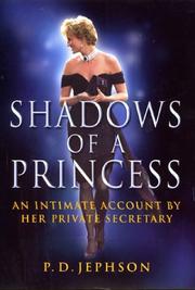 Front cover of Shadows of a princess by P. D. Jephson