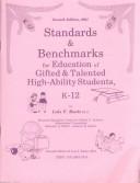 Cover of Standards & benchmarks for education of gifted & talented high-ability students, K-12 by Lois F. Roets