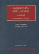 Front cover of Materials on accounting for lawyers by David R. Herwitz