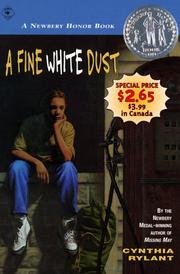 Front cover of A Fine White Dust by Cynthia Rylant