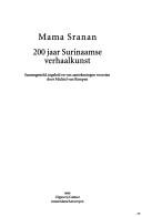Front cover of Mama Sranan by Michiel van Kempen