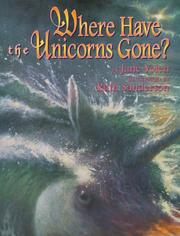 Front cover of Where Have the Unicorns Gone? by Jane Yolen