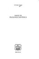 Cover of Saggi di filologia dantesca by Russo, Vittorio.