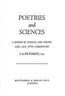Cover of Poetries and sciences by I. A. Richards