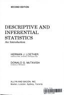 Cover of Descriptive and inferential statistics by Herman J. Loether