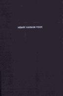 Front cover of Henry Varnum Poor, business editor, analyst, and reformer by Alfred D. Chandler Jr.