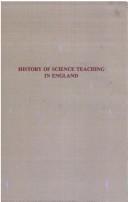 Front cover of History of science teaching in England by D. M. Turner