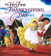 Front cover of The very first Thanksgiving Day by Rhonda Gowler Greene