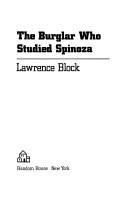 Front cover of The burglar who studied Spinoza by Lawrence Block