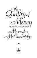 Front cover of The quality of mercy by Mercedes McCambridge