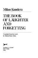 Front cover of Kniha smíchu a zapomnění by Milan Kundera