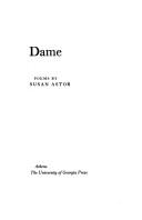 Cover of Dame by Susan Astor