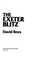 Cover of The Exeter blitz by David Rees