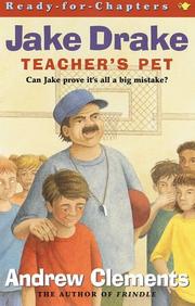 Front cover of Jake Drake, teacher's pet by Andrew Clements