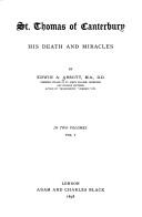 Front cover of St. Thomas of Canterbury by Edwin Abbott Abbott