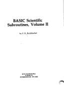 Cover of BASIC scientific subroutines by F. R. Ruckdeschel