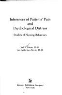 Front cover of Inferences of patients' pain and psychological distress by Joel Robert Davitz