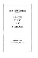 Front cover of Long day at Shiloh by Don Bannister
