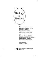 Front cover of The Biology of women by Eileen S. Gersh