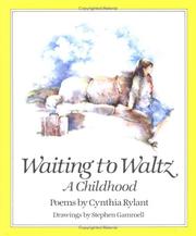 Front cover of Waiting to Waltz by Cynthia Rylant
