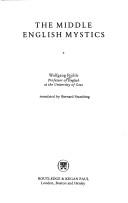 Front cover of The Middle English mystics by Wolfgang Riehle