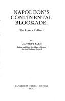 Front cover of Napoleon's continental blockade by Geoffrey James Ellis