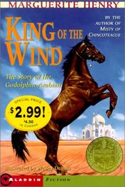 Front cover of King of the Wind by Marguerite Henry