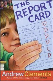 Cover of The report card by Andrew Clements