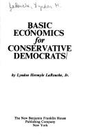 Front cover of Basic economics for conservative Democrats by Lyndon H. LaRouche