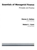 Front cover of Essentials of managerial finance by Steven E. Bolten
