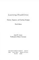 Cover of Learning disabilities by Janet W. Lerner