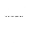 Cover of Más pesa el rey que la sangre by Luis Vélez de Guevara y Dueñas