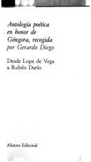 Cover of Antología poética en honor de Góngora by Gerardo Diego